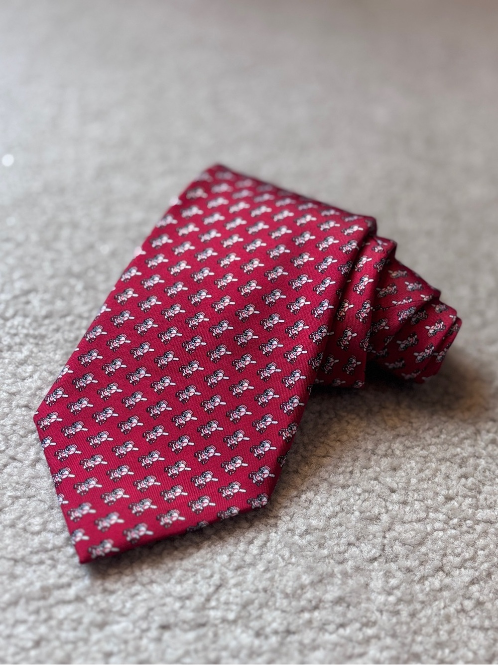 Vineyard Vines Custom Collection MLB Cincinnati Reds Silk Red Necktie